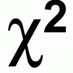 Chi Square Symbol 【Statistics, Copy and Paste】