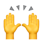 Raising Hands Emoji [Symbols, Copy and Paste]