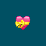 Heart With Yellow Ribbon Emoji [Copy and Paste]